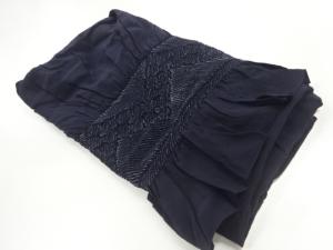 正絹　絞り花模様男物兵児帯